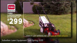 Toro Lawnmowers Starting at $299 at Suburban Lawn Equipment