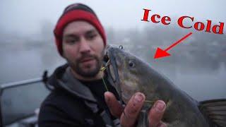 WINTER Catfish Beatdown (winter catfishing tips)