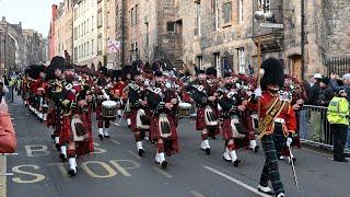 Escort to the Crown The Royal Mile | King Charles in Edinburgh, Scotland | 25th Scottish Parliament