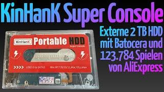 Ersteindruck KinHanK Super Console: Externe 2 TB HDD mit Batocera und 123.784 Spielen von AliExpress