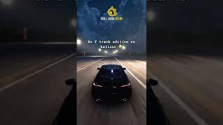 Rc F track edition vs hellcat #forzahorizon5 #gaming #shorts #hellcat #rcf