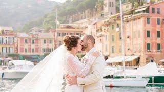 Romantic seaside wedding in Portofino, Italy