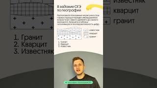 Задание 8 ОГЭ 2024 по географии #география #огэ