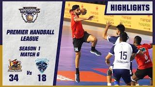 Delhi Panzers vs Rajasthan Patriots | Highlights | Match 6 | Premier Handball League