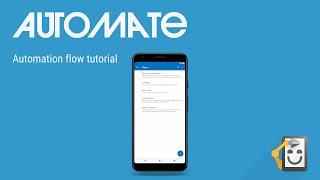 Automation flow tutorial