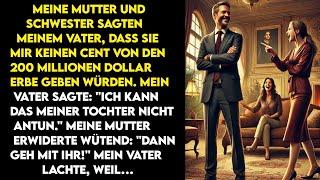 Meine Mutter sagte wütend: "Geh mit ihr!" Mein Vater lachte, weil er ihre Drohung nicht ernst nahm.