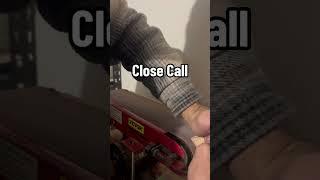 Close Call - Making Lures #fishing #handmadelure #closecall #beltsander #belt #new