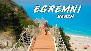 Egremni Beach Lefkada Greece  The Absolute BEST Beach You Need To See!