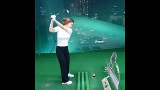 [골프]첫 날 화이팅 #삐걱삐걱 #골프스윙 #골린이 #진지함