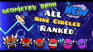 NEW! ALL Nine Circles Level RANKED 2024 (Easiest to Hardest)