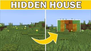 Minecraft SECRET House That Comes OUT OF THE GROUND | 1.19-1.21 Tutorial