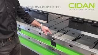 The advantages of flexible back gauge fingers on a CIDAN folding machine, series F FS FX