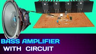 How To Make Bass Amplifier With Circuit Diagram