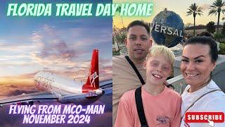 Florida Travel Day Home | Nov 2024 | Flying From Orlando To Manchester With Virgin Atlantic! ️