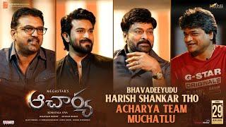 #Acharya Team in Dharmasthali With Director Harish Shankar | MegaStar Chiranjeevi , Ram Charan