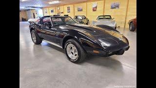 1979 Black Corvette T Top Black Leather Interior