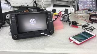 Volkswagen RCD330 CarPlay Mirror Link Bluetooth System