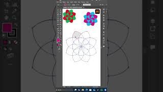 How to Flower _Adobe illustrator_tutorial_Designer Tech With Miskat #shorts #trending #illustrator
