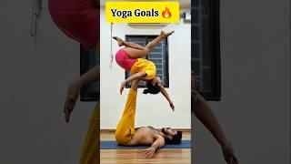 OUTSTANDING ACROBATIC YOGA BY INDIAN COUPLE||#yoga #shorts #sanak #trending