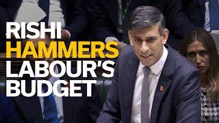 Rishi Sunak DISMANTLES Labour’s first budget | House of Commons