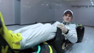 Mercedes-Benz TV: Nico Rosberg explains the driver's seat in the Silver Arrow.