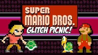 Super Mario Bros Glitch Picnic! | Super Mario Bros (NES) Glitches | MikeyTaylorGaming