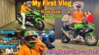 FinallyTaking Delivery Of Ninja 300 2024 Model|| My First Vlog