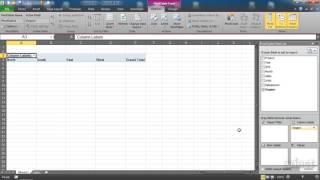 Creating a Pivot Table - 2010 Excel Pivot Tables