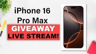 Matt Talks Tech GIVEAWAY LIVE STREAM iPhone 16 Pro Max