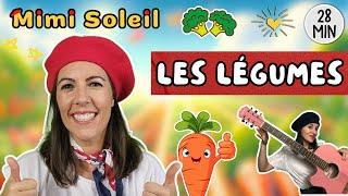 Les légumes, les fruits + chansons | Mimi Soleil, Marie et Lulu | Vidéos éducatives pour petits