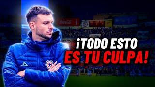 TODO esto que VIVE Cruz Azul es GENERADO por Martín Anselmi, pero hay un RIESGO muy alto...