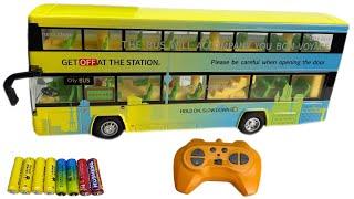Car toys unboxing colorful RC racing, transformer Car toy, cool bus, remote control sports car