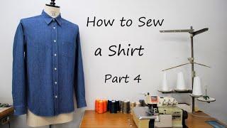 How to sew a shirt - part 4