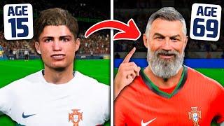 Every Goal Ronaldo Scores, He gets Older