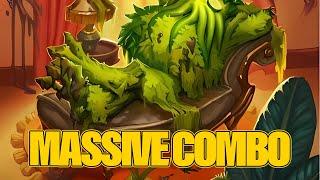 Finding A Combo That Guarantees Massive Moss Stats | Dogdog Hearthstone Battlegrounds