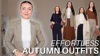 EFFORTLESSLY CHIC & CLASSIC AUTUMN OUTFIT IDEAS 2024