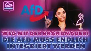 Weg mit der Brandmauer! Die AFD muss endlich integriert werden