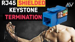 RJ45 Shielded Keystone Termination: Step-by-Step Guide