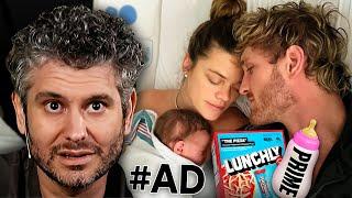 Logan Paul's Child Birth Was Sponsored By Lunchly