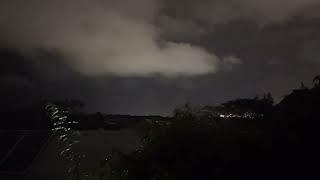 African night, nature, light rain, medium rain,heavy rain and thunder with beautiful lightning vids.