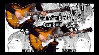 And Your Bird Can Sing | On 1 Guitar + Studio Version | Guitars, Bass & Drums | Instrumental