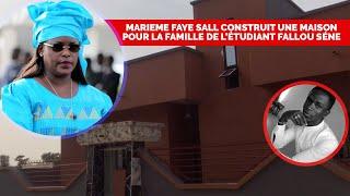 Pattar :  Marieme Faye Sall construit une maison pour la famille de l’étudiant Fallou Séne ...