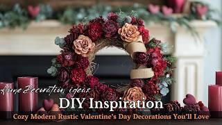 Modern Rustic Valentine’s Charm: Cozy DIY Farmhouse Decor Ideas for Post-Holiday Elegance