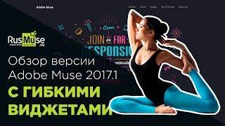 Обзор Adobe Muse 2017.1 с гибкими виджетами