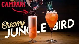 Fluffy Jungle Bird Cocktail - Sprinkled with Campari Dust!