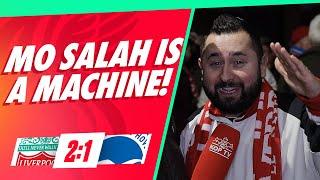 'Mo Salah Is A Machine!' | Liverpool 2-1 Brighton | Mario | Fan Cam