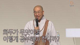 [법륜스님의 즉문즉설 제 1443회] 화두가 무엇이며 어떻게 공부해야 합니까?