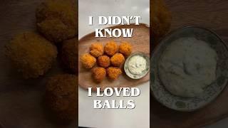  fried cheesy kimchi rice balls #kimchi #koreanfood #kimchifriedrice #cooking