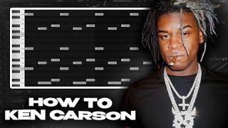 HOW TO MAKE "MORE CHAOS" BEATS FOR KEN CARSON (fl studio tutorial)