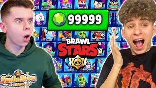 Wielki pojedynek KTO MA WIĘCEJ SKINÓW w BRAWL STARS z SmileX *najrzadsze skiny*